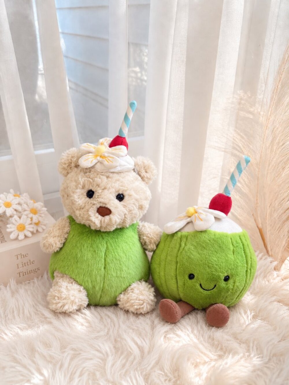 Junior Bartholomew Bear Clothes - Coconut Costume